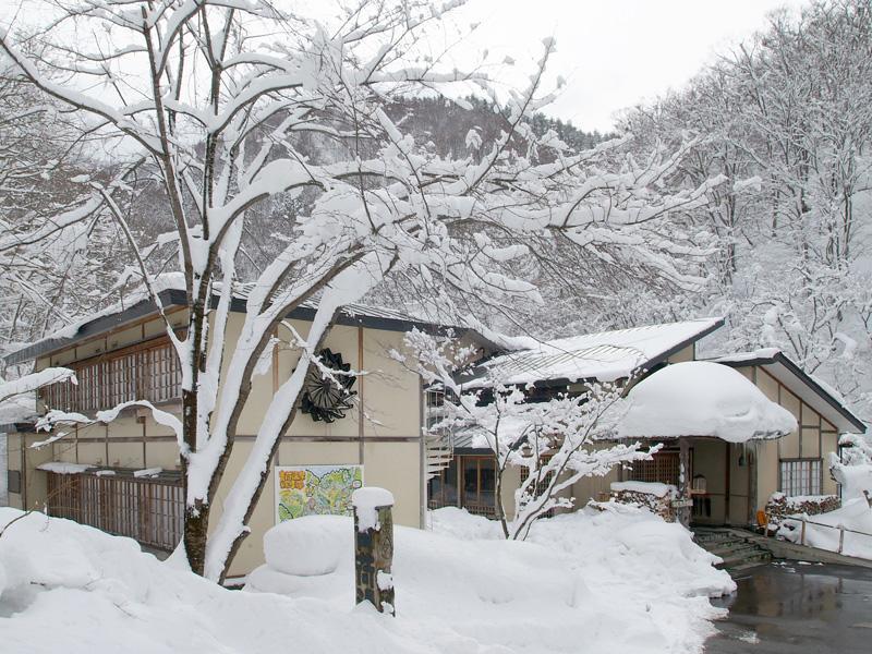 Lamp No Yado Aoni Onsen Hotel Hirakawa Exterior foto